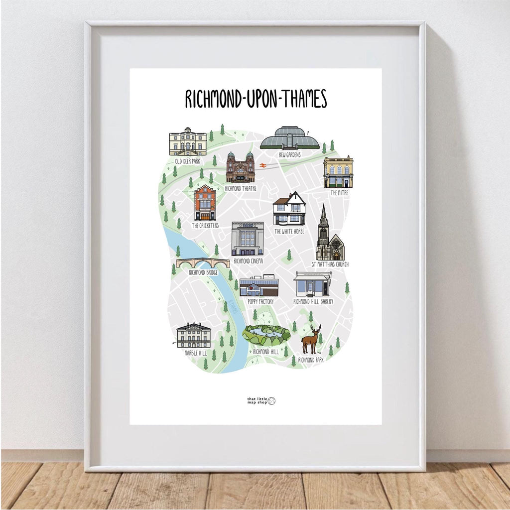 Richmond upon Thames Map