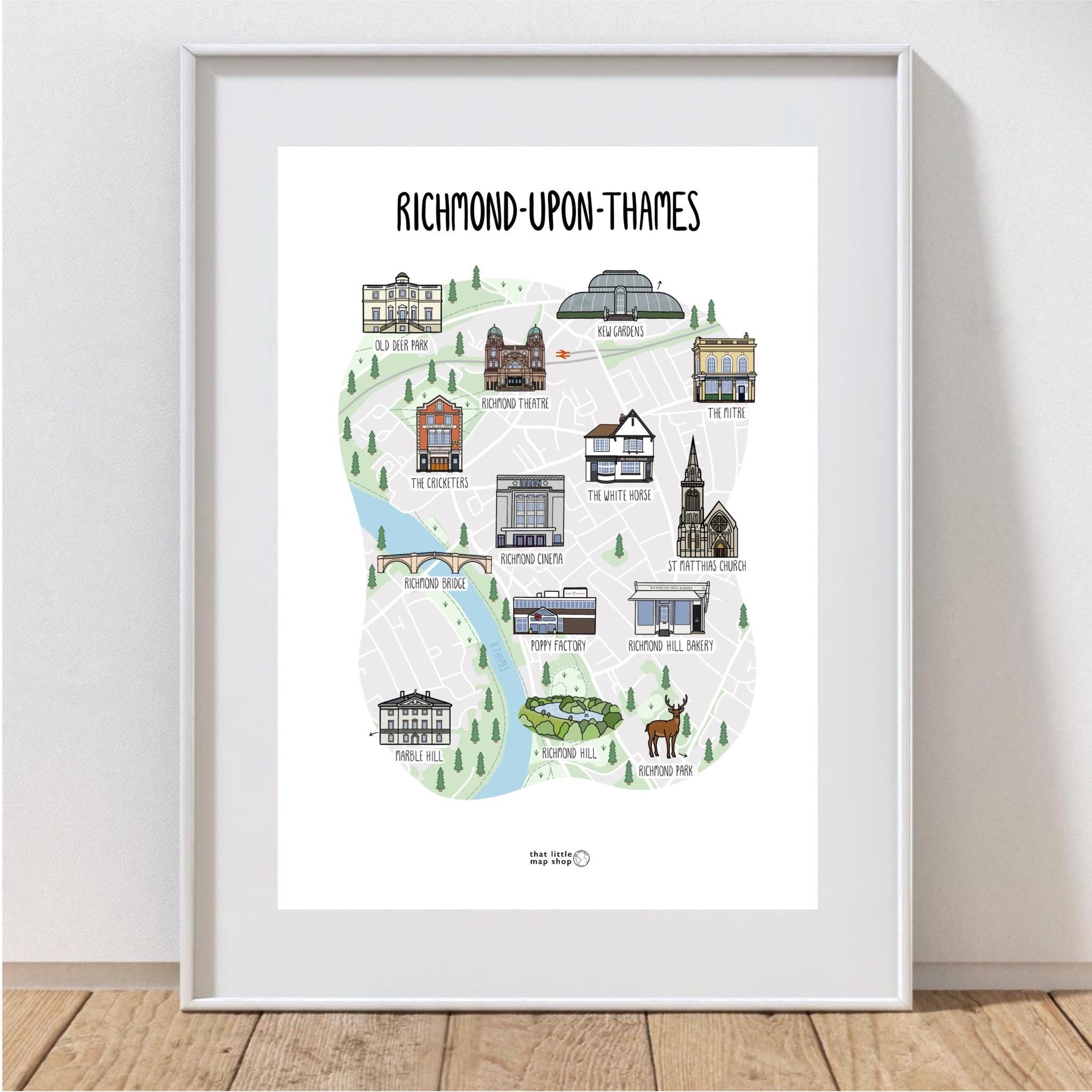 Richmond upon Thames Map