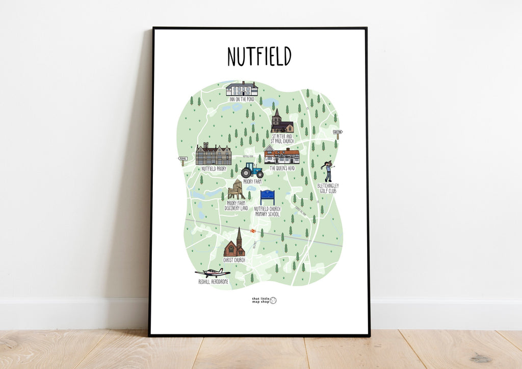 Nutfield Map