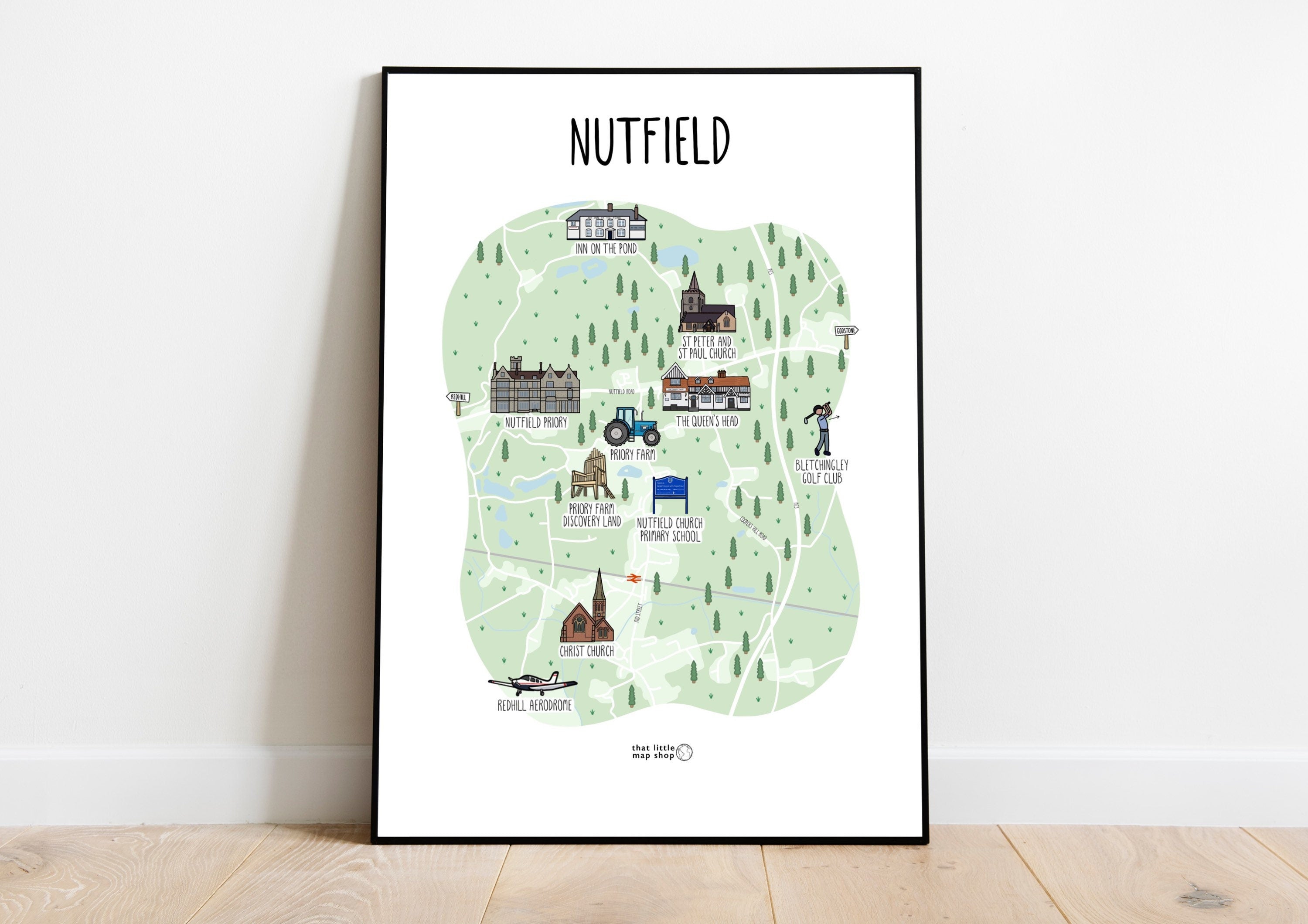 Nutfield Map