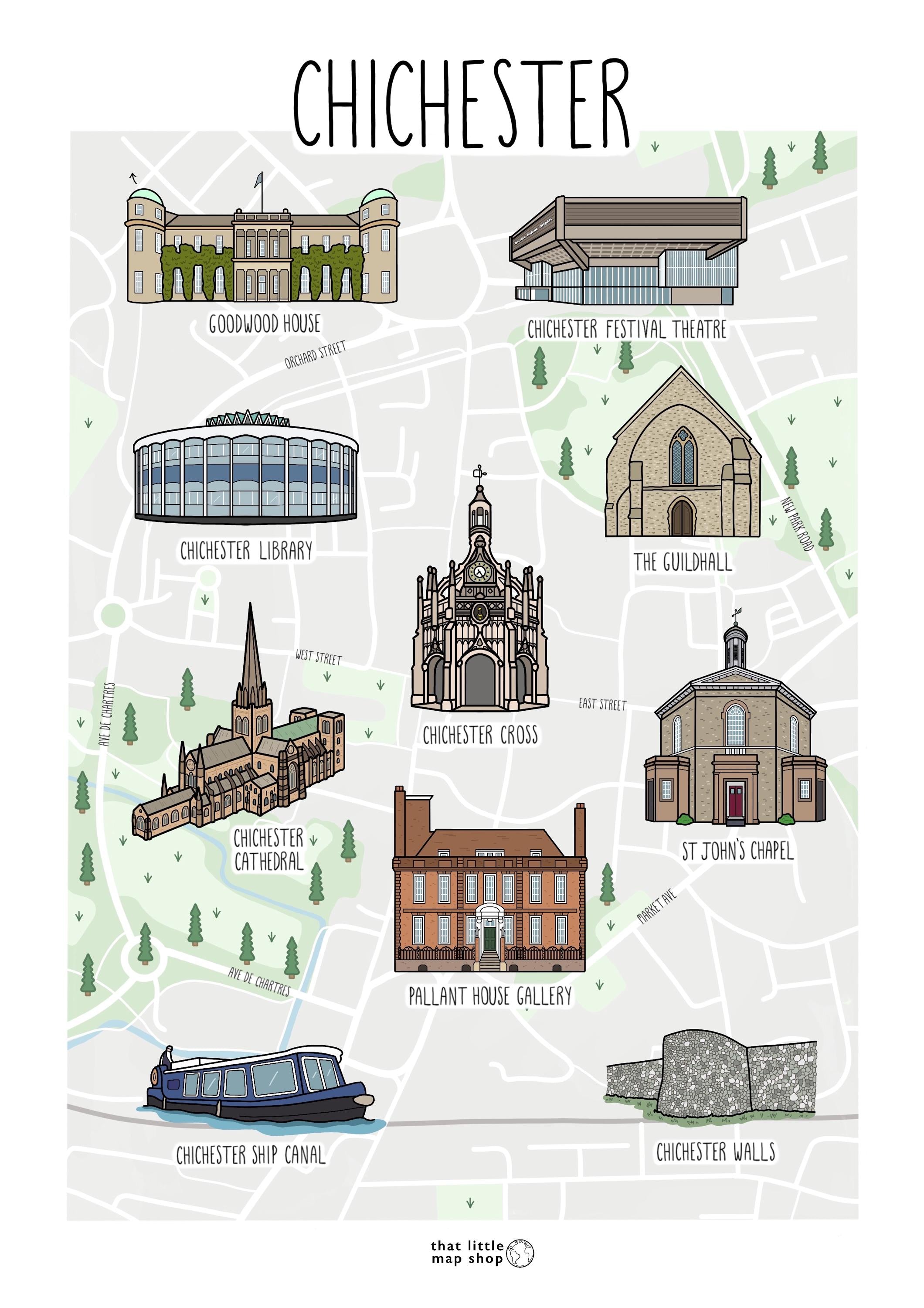 Chichester Map