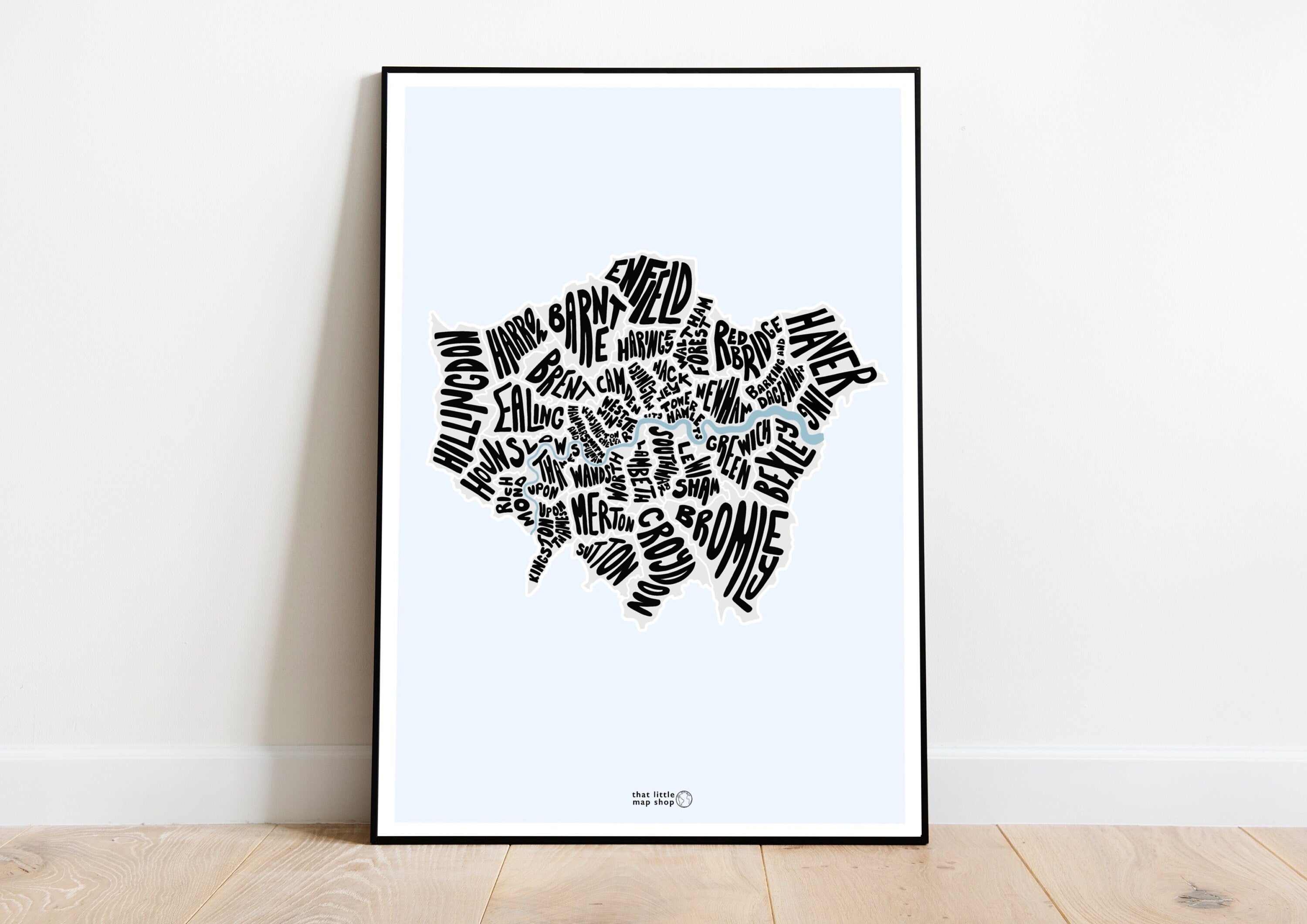 London Typographic Map