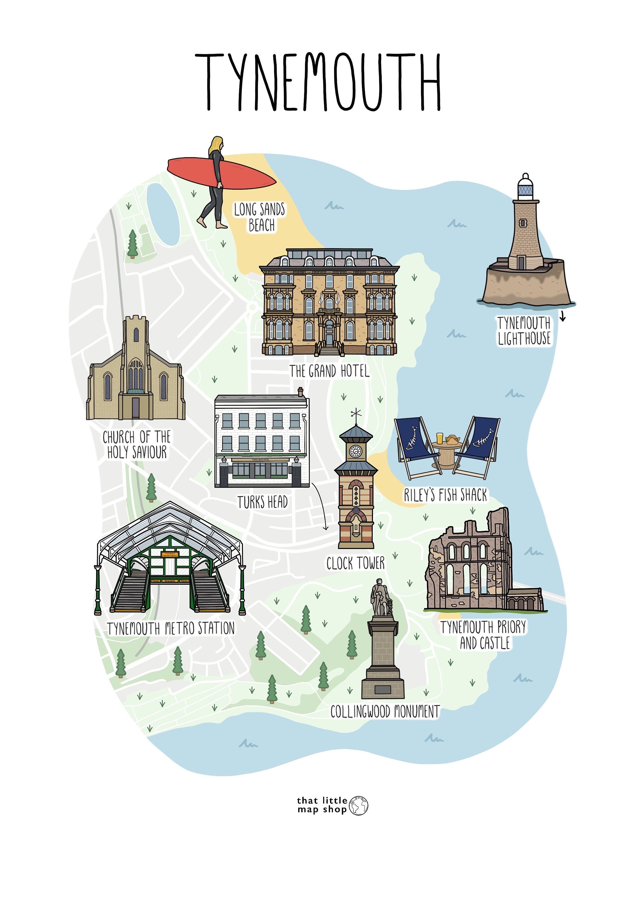 Tynemouth Map