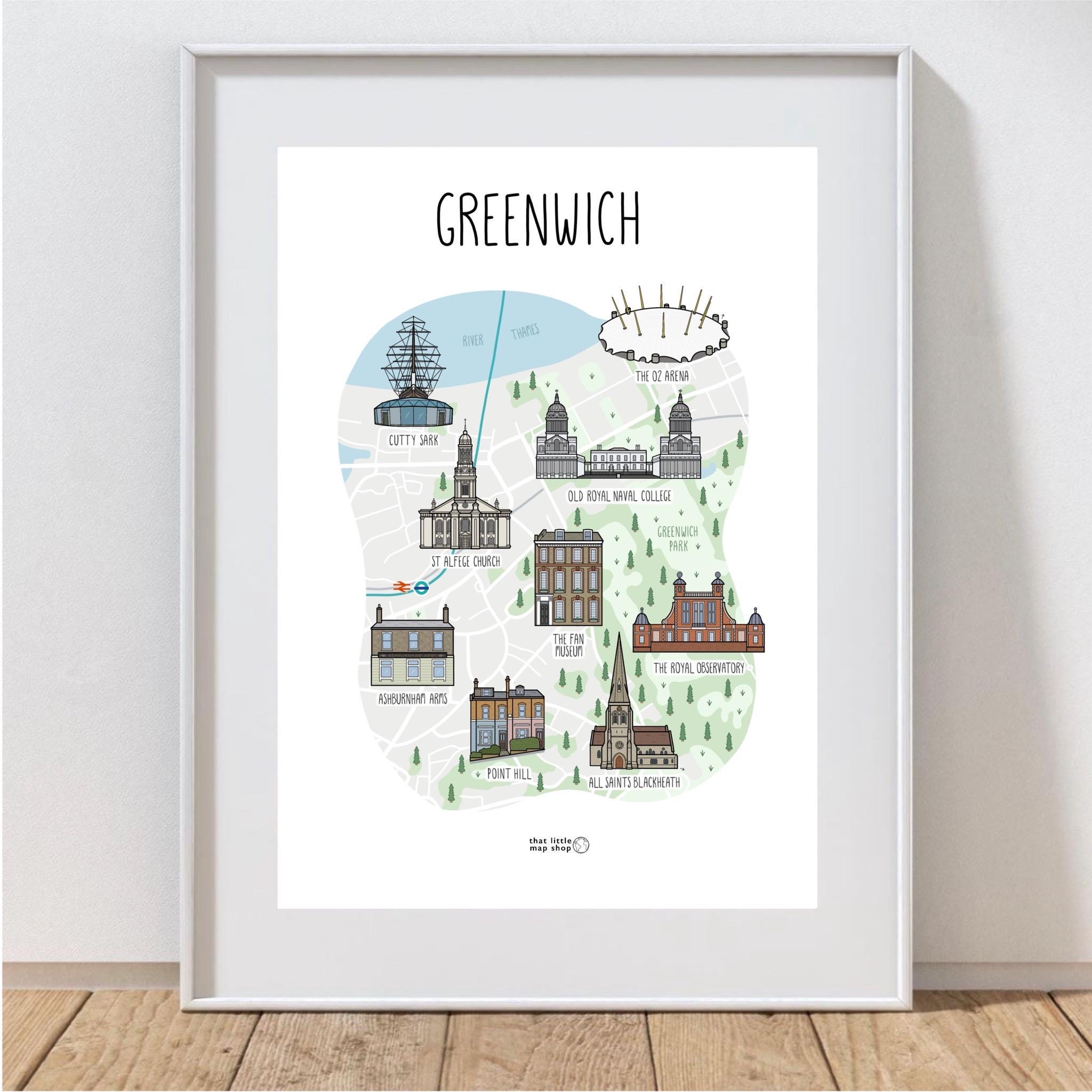 Greenwich Map