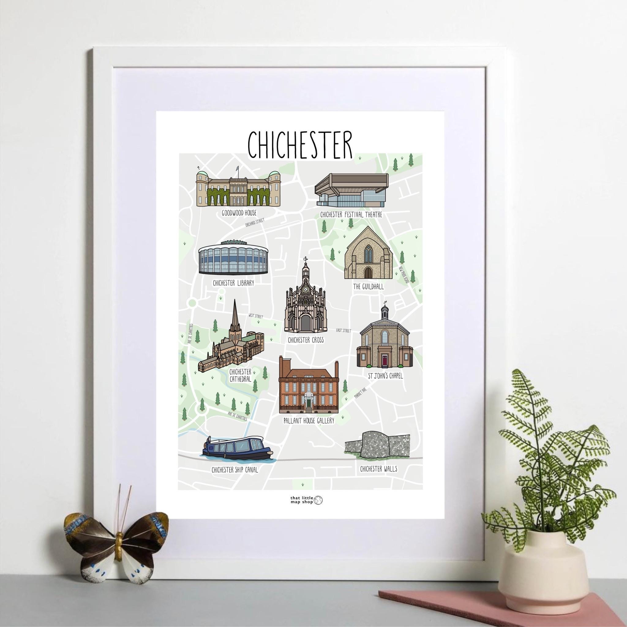 Chichester Map