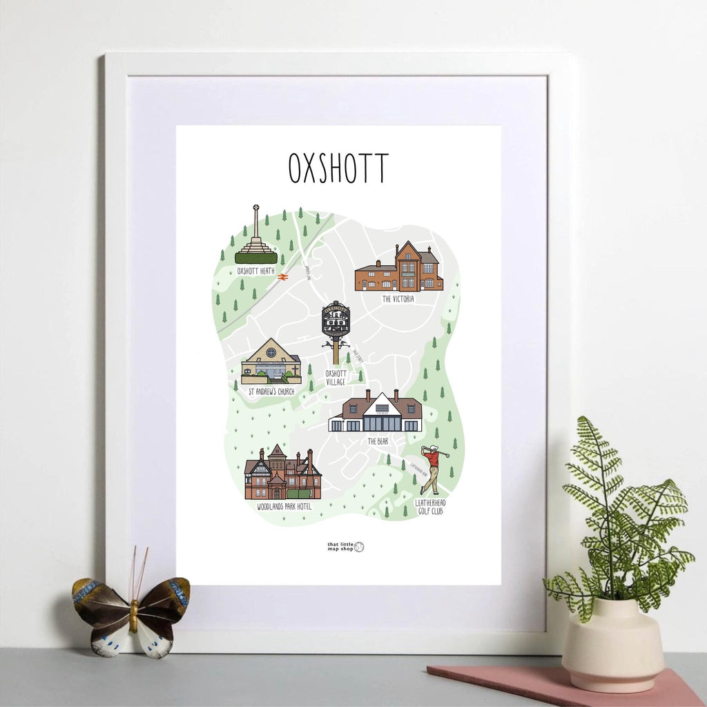 Oxshott Map
