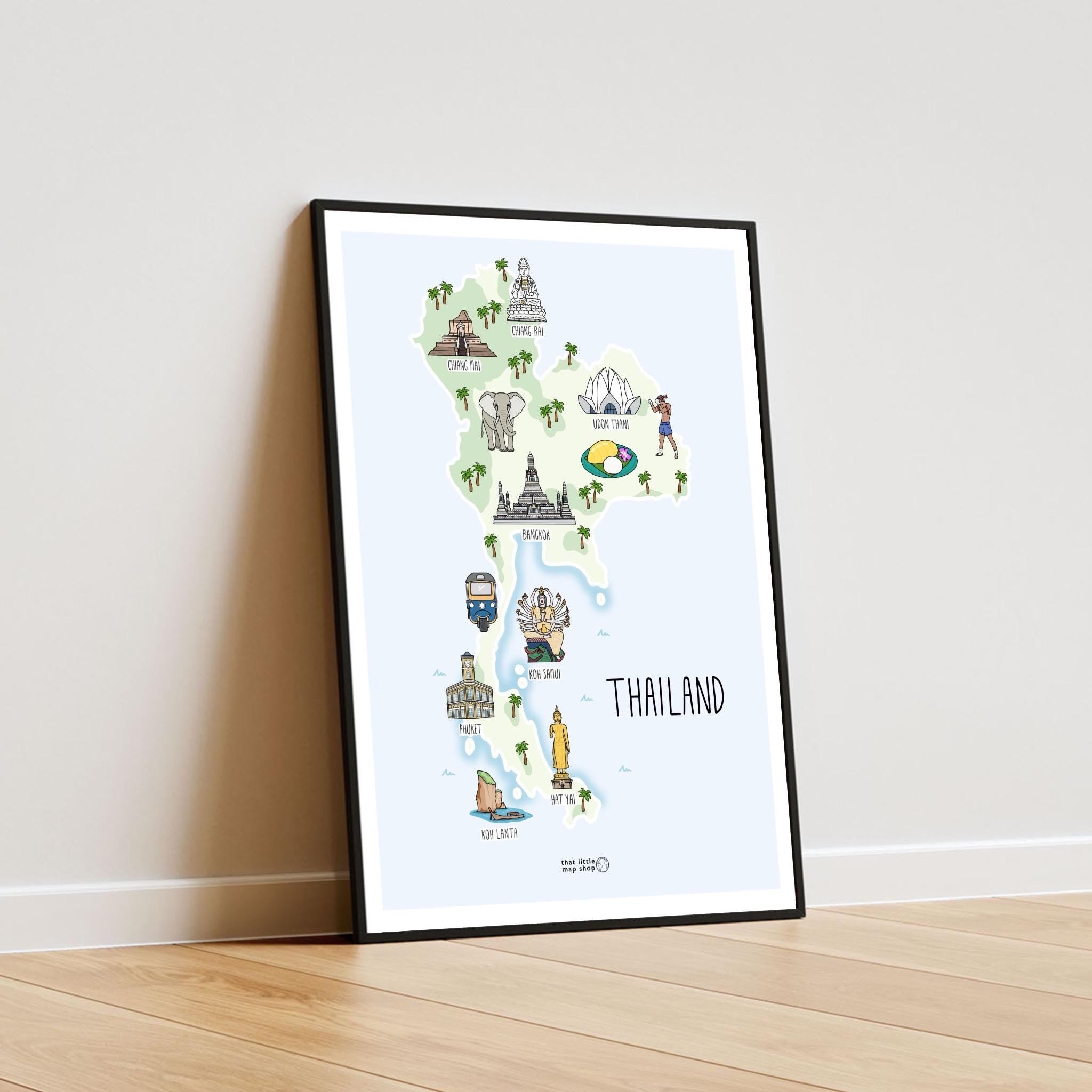 Thailand Map