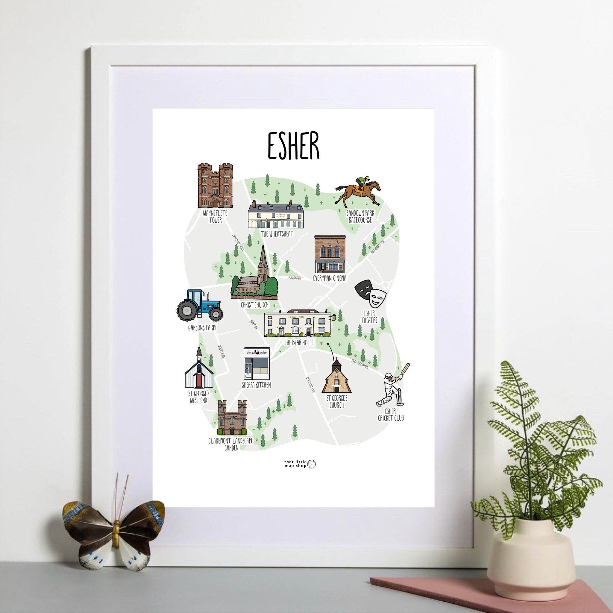 Esher Map