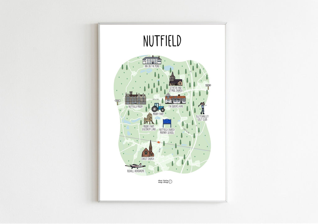 Nutfield Map