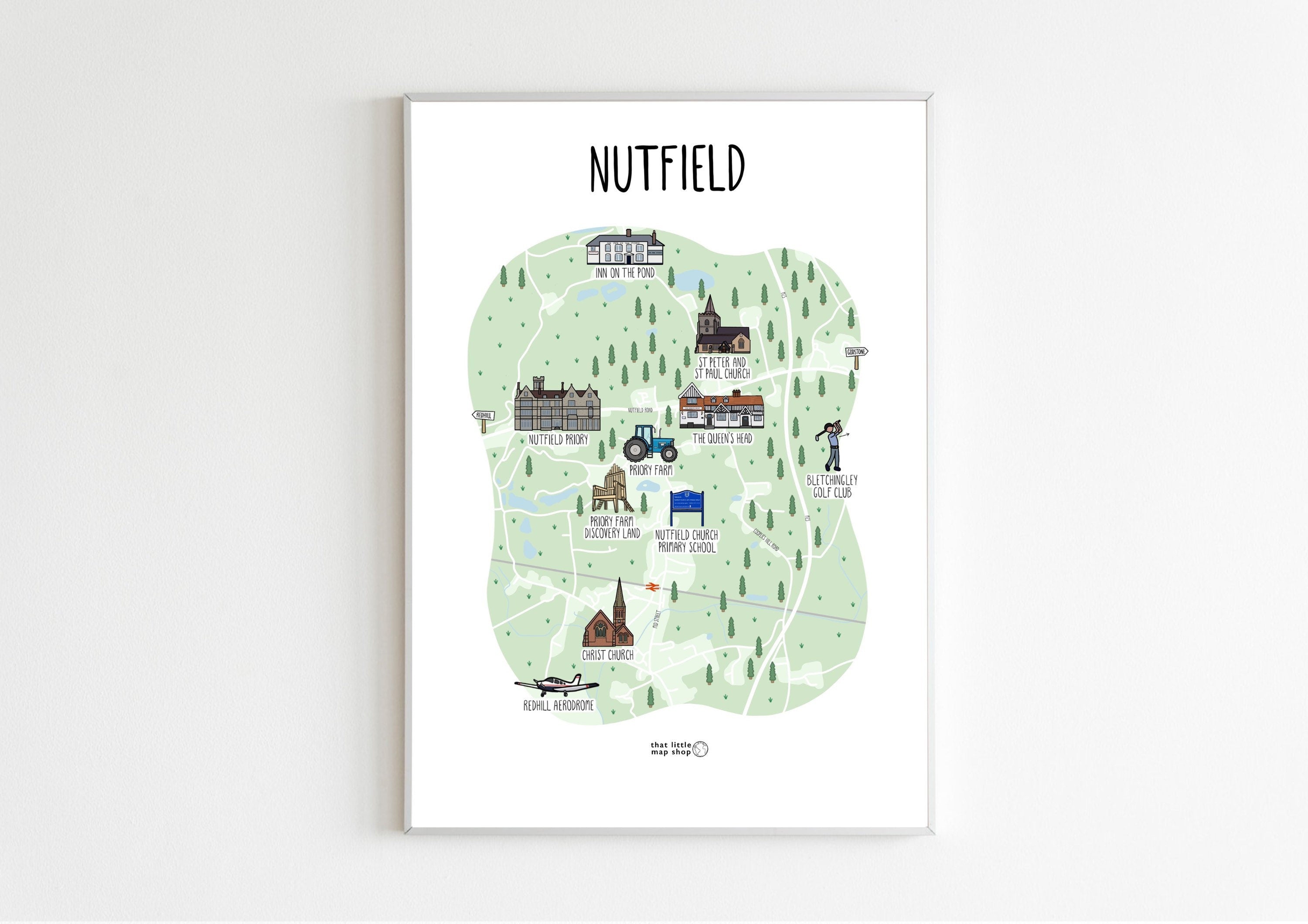 Nutfield Map