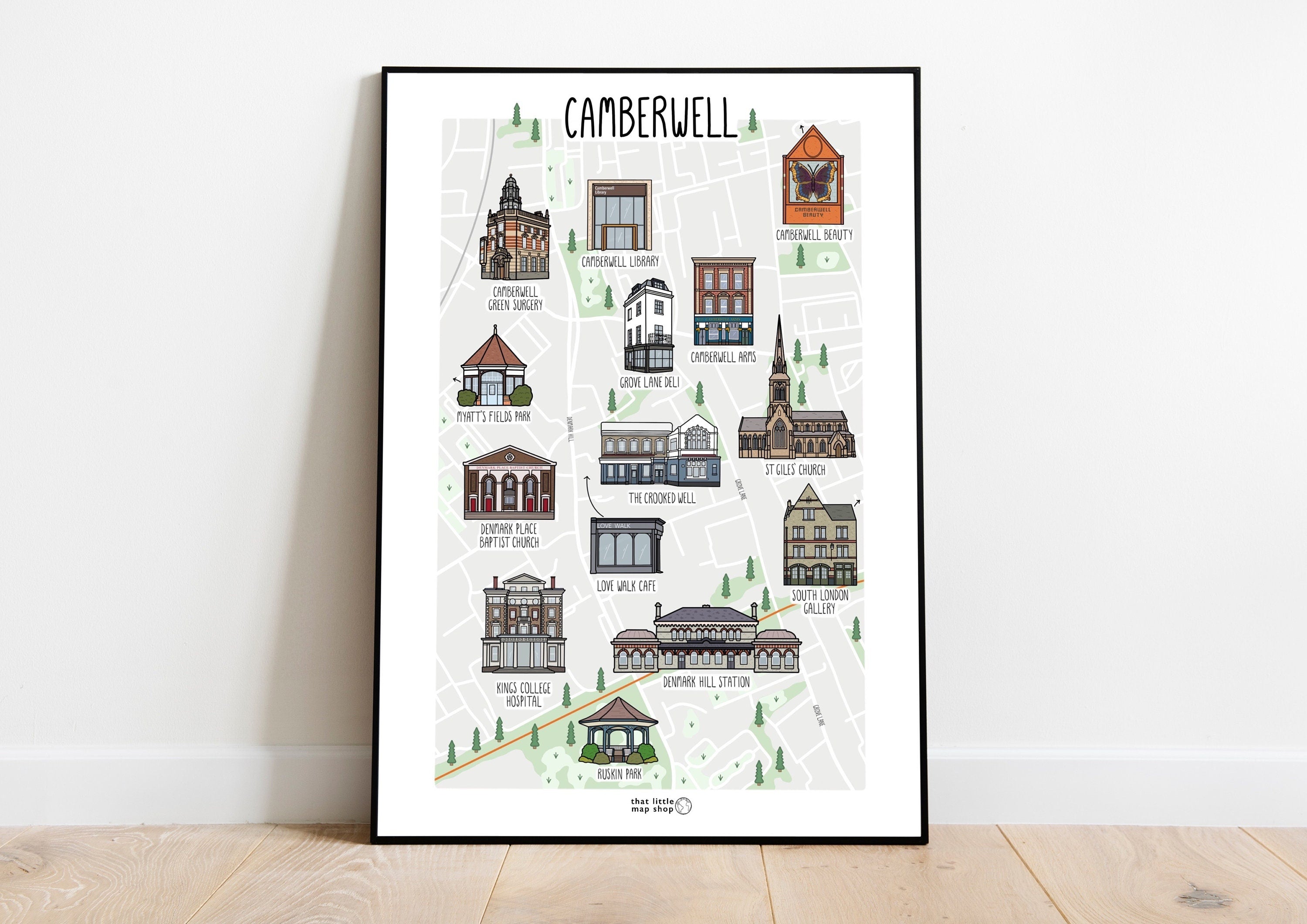 Camberwell Map