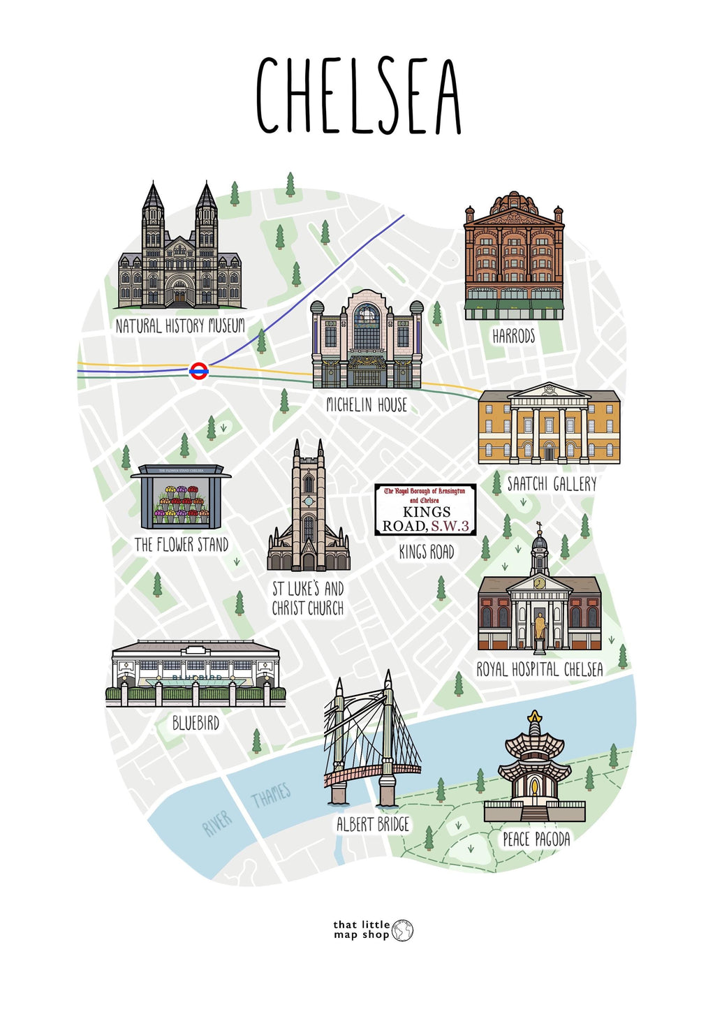 Chelsea Map