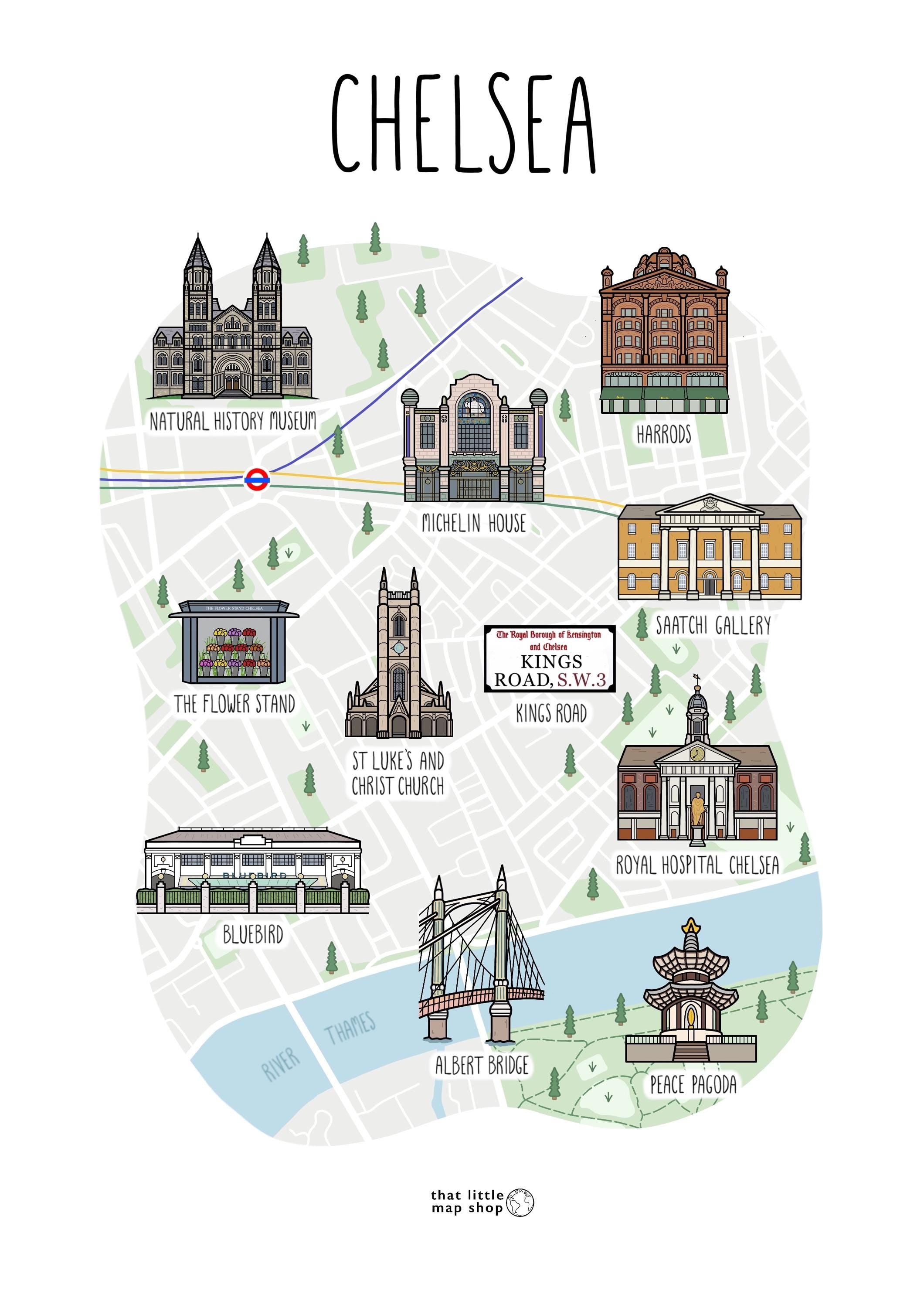 Chelsea Map