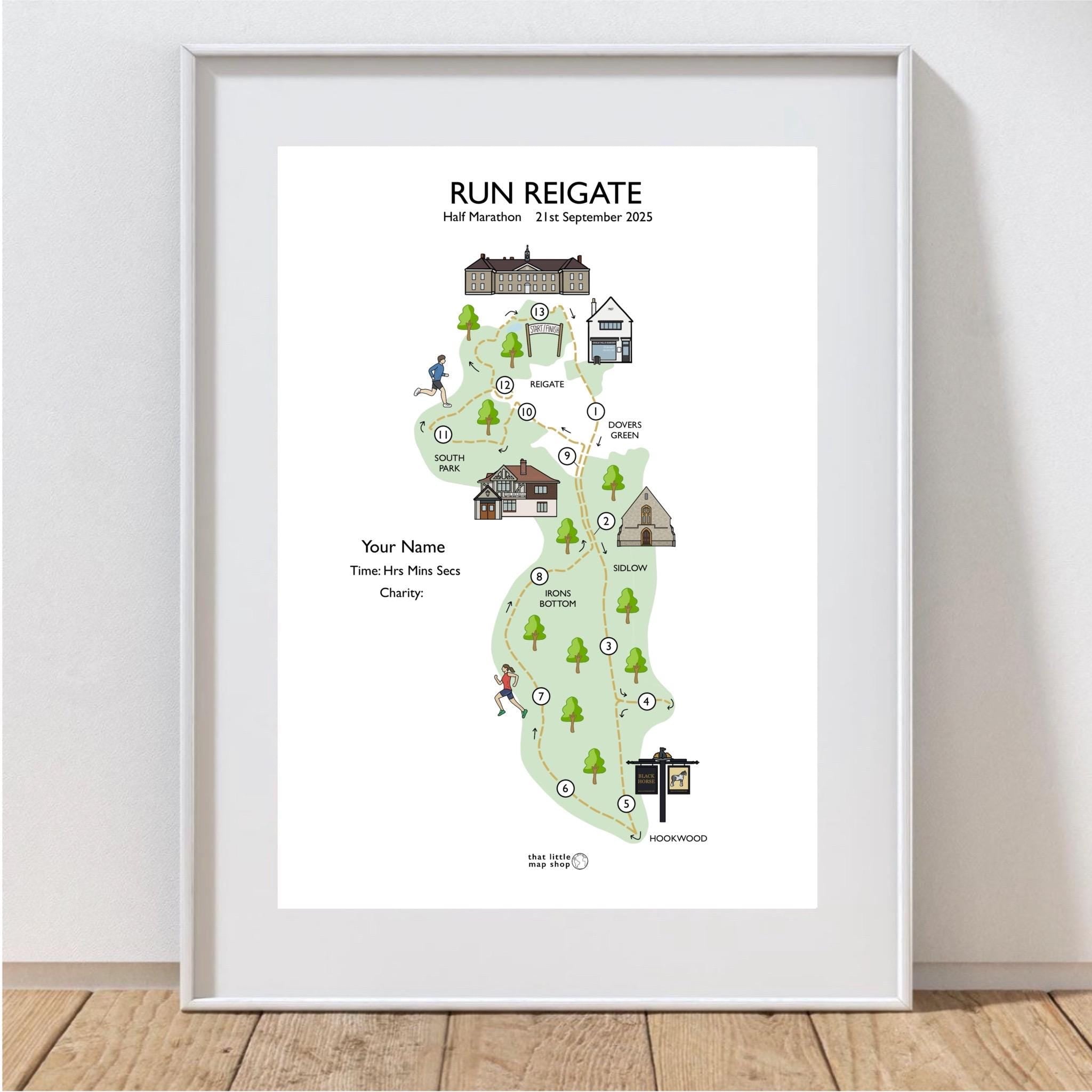Run Reigate Race Map