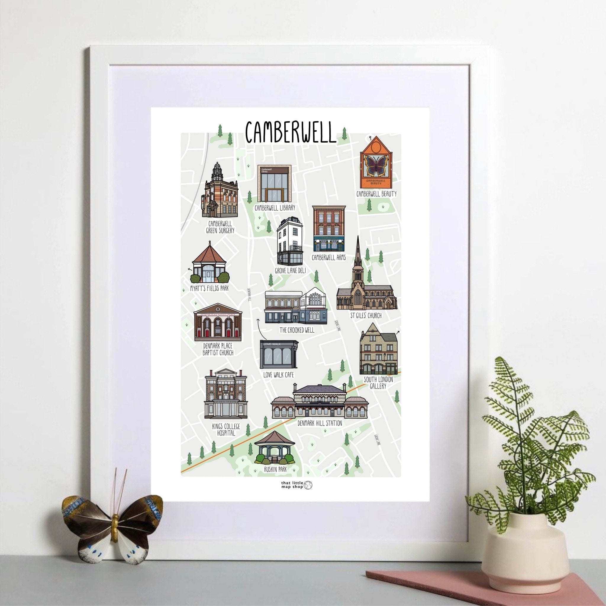 Camberwell Map